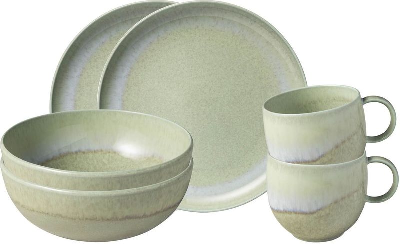 like. by Villeroy & Boch Frühstücks-Set Perlemor Alga 6er Set