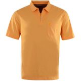 Hajo Shirt Kurzarm-Poloshirt Softknit mit verdecktem Reißverschluss und Brusttasche in Regular Fit