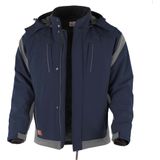 QUALITEX HIGH QUALITY WORKWEAR Softshelljacke PRO Winter marine/grau Damen: 40 Herren: M