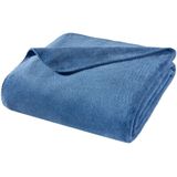 WOHNWOHL® Baumwolldecke • Kuscheldecke 150x200cm • Tagesdecke • Sofadecke • Wohndecke • Sofaüberwurf • Fleecedecke • Couch-Decke • Überwurf • Ökotex Zertifizierte • versch. Farben