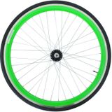 Galano Blade 700c Vorderrad Komplettrad Fixie Singlespeed Fahrrad Aluminium 28 Zoll inkl. Reifen grün
