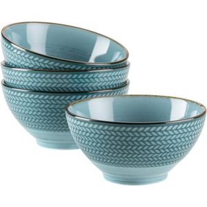 Mäser Schüssel-Set, Porzellan Prospero Blau