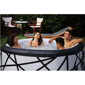 MSpa PureHaven aufblasbarer Whirlpool 185x185x68 cm für 6 Personen selbstreinigend inkl. Filterkatuschen und Abdeckung - versch. Ausführungen