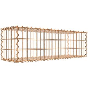 Gabiona Rostige Gabione 100 cm x 30 cm x 30 cm (L x H x T), Maschenweite 5 cm x 10 cm, Spirale