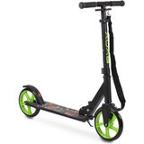 Byox Kinderroller Flurry klappbar, Seitenständer, höhenverstellbar, PU-Räder grün