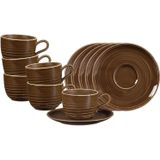 Seltmann Weiden Kaffeetassen mit Untertassen Terra 260 ml 6er Set