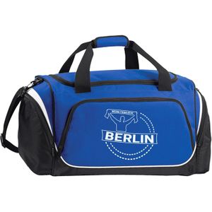 multifanshop Sporttasche - Berlin blau - Meine Fankurve - Druck weiß - Tasche