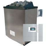Karibu Saunaofen für externer Steuerung 4,5 kW SET mit  Steinen, Steuerung Premium