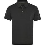 Hajo Shirt Kurzarm-Poloshirt Softknit mit Knopfleiste und Brusttasche in Regular Fit