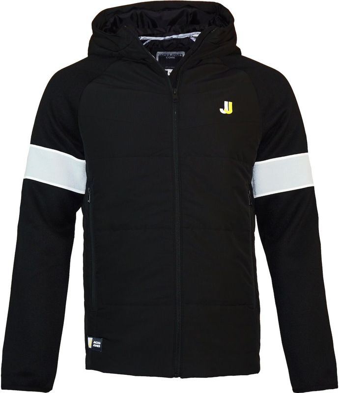 Jack & Jones Jacke Übergangsjacke LOGAN HYBRID JACKET mit Kapuze