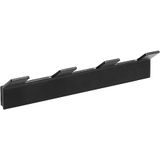 Brillantbad BERO Hakenleiste mit 4 Haken Messing Schwarz für Bad & Küche >> zum Bohren