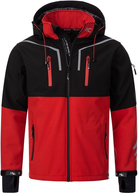 Rock Creek Jacke Softshelljacke Regular Fit