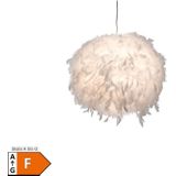 RGB LED Pendelleuchte mit Entenfedern für den Wohnraum DUCKY