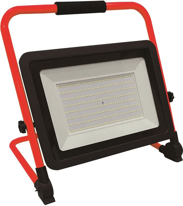 BOXTEC LED Arbeitsleuchte Baustrahler faltbar, 6500K, IP65, Gummikabel