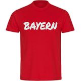 multifanshop Kinder T-Shirt - Bayern - Textmarker - Druck weiß - Kind