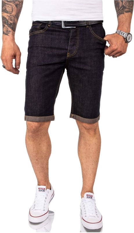 Rock Creek Shorts Jeansshorts Dunkelblau Regular Fit