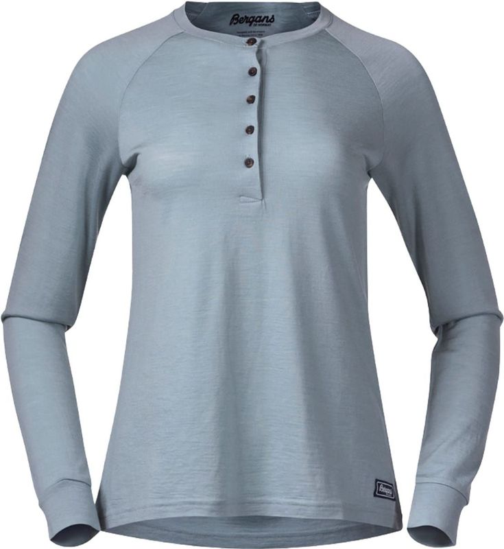 Bergans Lysebu Wool W Henley Frauen Langarm-Shirt