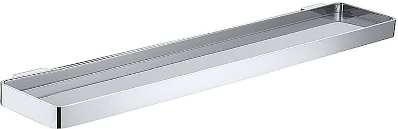 Brillantbad BOLO Glasablage Messing Glas Chrom poliert 500x25x110 mm f�ür Bad & WC >> zum Bohren
