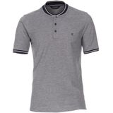 CASA MODA Poloshirt Polo Kurzarmshirt mit College-Kragen und Kontraststreifen