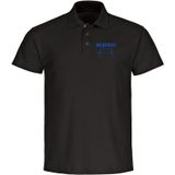 multifanshop Poloshirt - Bielefeld - Herzschlag - Druck blau - Polo