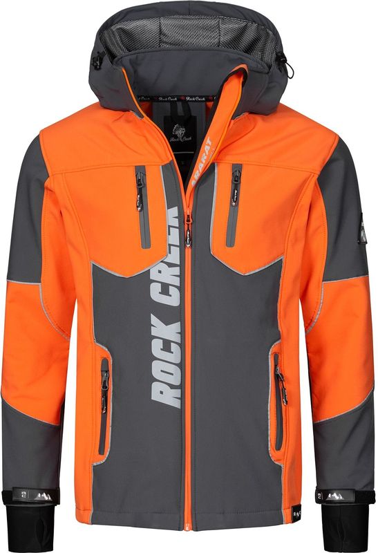 Rock Creek Jacke Softshelljacke Regular Fit