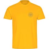 multifanshop Kinder T-Shirt - Deutschland - Adler Retro Gold - Druck gold metallic - Kind