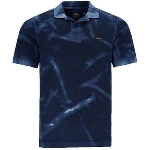 Hajo Poloshirt Batik Effekt Kurzarmshirt mit Polokragen