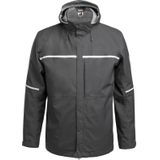 QUALITEX HIGH QUALITY WORKWEAR Hardshelljacke RESIST anthrazit Herren: S