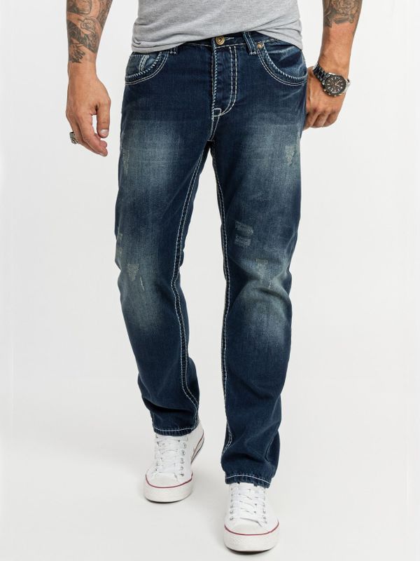 Rock Creek Jeans Comfort Fit Used-Look