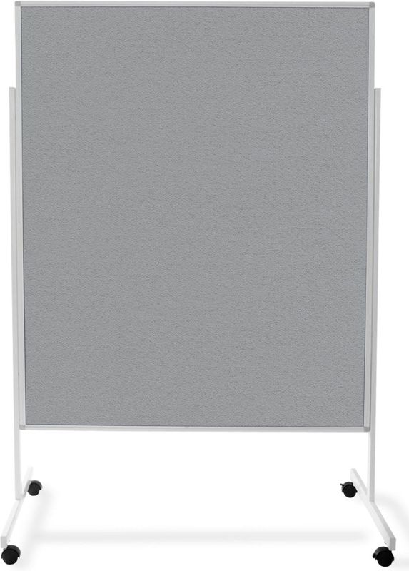 Office Marshal Moderationstafel mit Rollen  Doppelseitig  150 x 120 cm  Filz