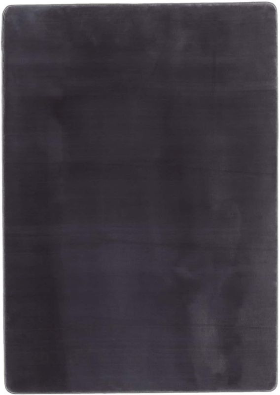 Langflorteppich Unicolor - Monochrom, ideal für Wohn-, Ess- oder Schlafzimmer