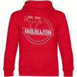 multifanshop Kapuzen Sweatshirt - Kaiserslautern - Meine Fankurve - Druck weiß - Hoodie