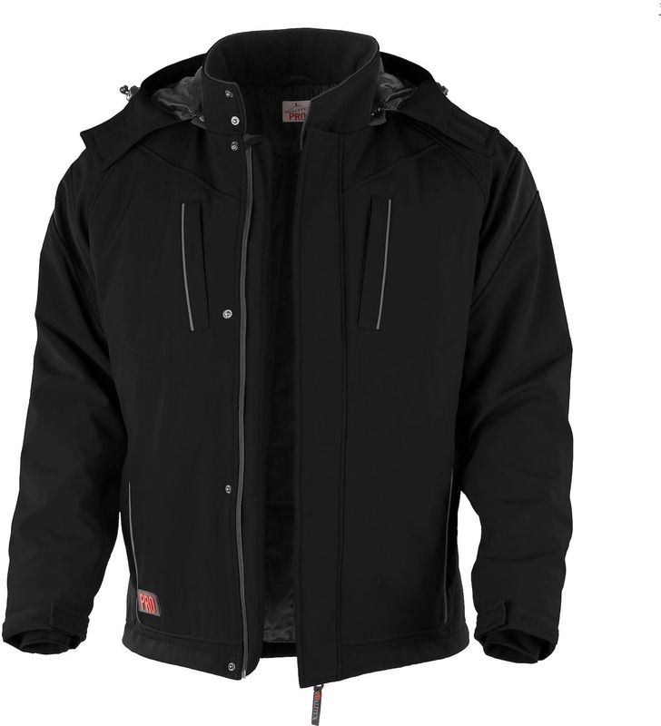 QUALITEX HIGH QUALITY WORKWEAR Softshelljacke PRO Winter schwarz Damen: 48 Herren: XL