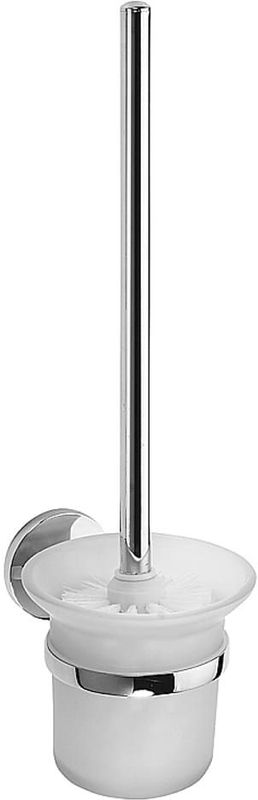 Brillantbad BALFA WC-Bürstengarnitur mit Glasbehälter Zink Chrom poliert für Bad & WC >> zum Bohren