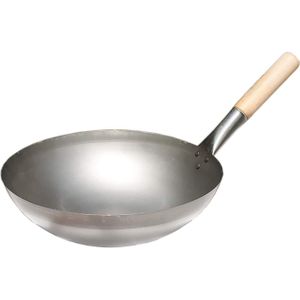 ALL'GRILL Wokring aus Edelstahl Ø 25cm x 3,5cm - Standfestigkeit für Stahlwoks Ø 30cm, 33cm und 35cm