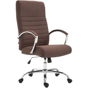 TPFLiving Bürostuhl Vallon Stoff Creme