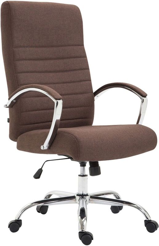 TPFLiving Bürostuhl Vallon Stoff Creme
