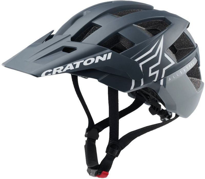 CRATONI MTB - Fahrradhelm AllSet Pro steel/blue matt