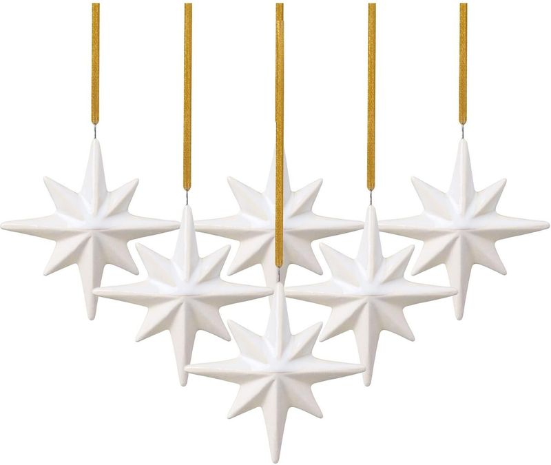 like. by Villeroy & Boch Ornamente Stern Winter Glow 6er Set
