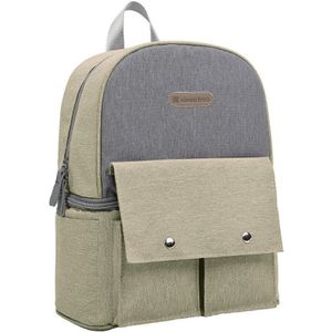 Kikkaboo Wickeltasche Nia Rucksack, Reißverschlussöffnung, verschiedene Fächer beige