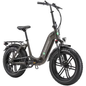 GreenStreet E-Bike Tiefeinsteiger Klapprad GS5 250 W 20 Zoll anthrazit