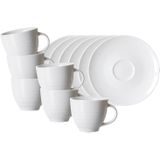 Ritzenhoff & Breker Espressotassen mit Untertassen Suomi 90 ml 6er Set
