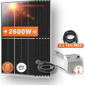 Warmwasserbereitung mit Photovoltaik – MyPV ELWA, 2600W+ Solarmodule
