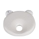 Cangaroo Babykissen Pooh ergonomisch 27 x 24 x 3 cm, Memory-Schaum, ab Geburt weiß