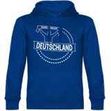 multifanshop Kapuzen Sweatshirt - Deutschland - Meine Fankurve - Druck weiß - Hoodie