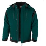 QUALITEX HIGH QUALITY WORKWEAR Softshelljacke PRO Winter grün/schwarz Damen: 48 Herren: XL