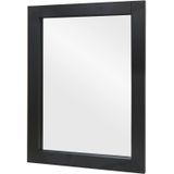 Wandspiegel MCW-L86, Badezimmer Badspiegel Spiegel Badmöbel, MVG-zertifiziert 72x52cm ~ schwarz
