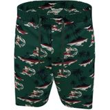 Jack & Jones Shorts Kurze Hose JPSTJEFF JJJOGGER SHORTS XMAS AKM mit Tunnelzug und Print-Motiv