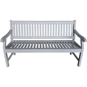 Sedex Gartenbank New Jersey 3-Sitzer weiß gewischt