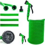 Grafner® Premium Basic Flexibler Gartenschlauch Wasserschlauch 30m grün